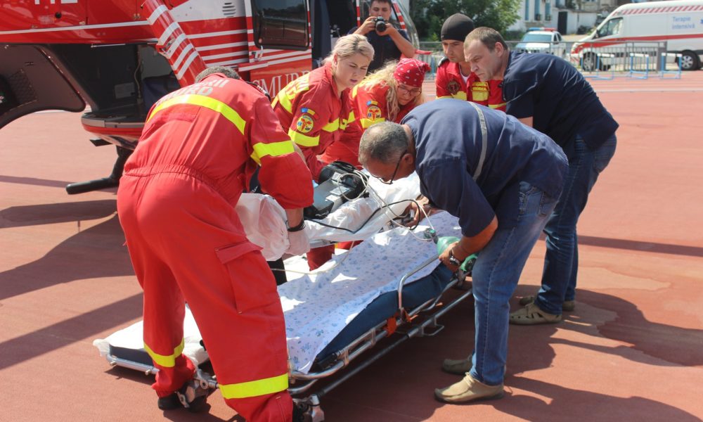 Intervenție aero-medicală SMURD Soroca – Chișinău